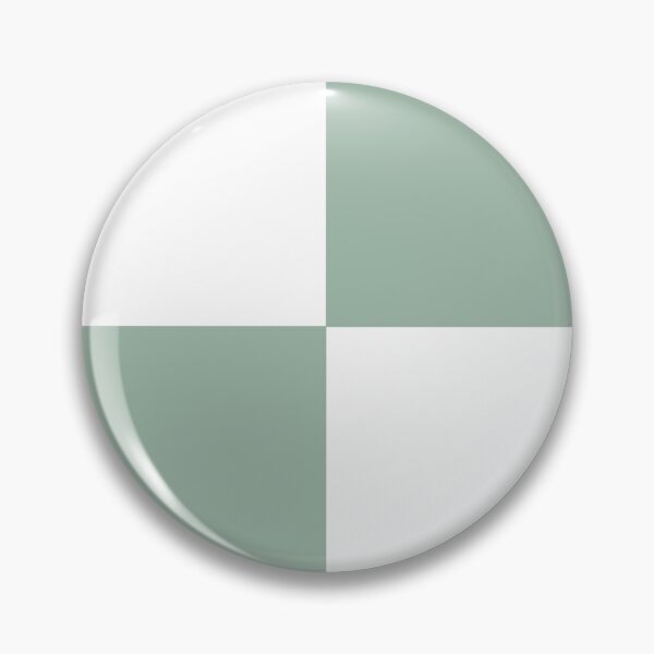 Item preview, MUTED GREEN and WHITE LARGE CHECKERS  designed and sold by RachelMacht.