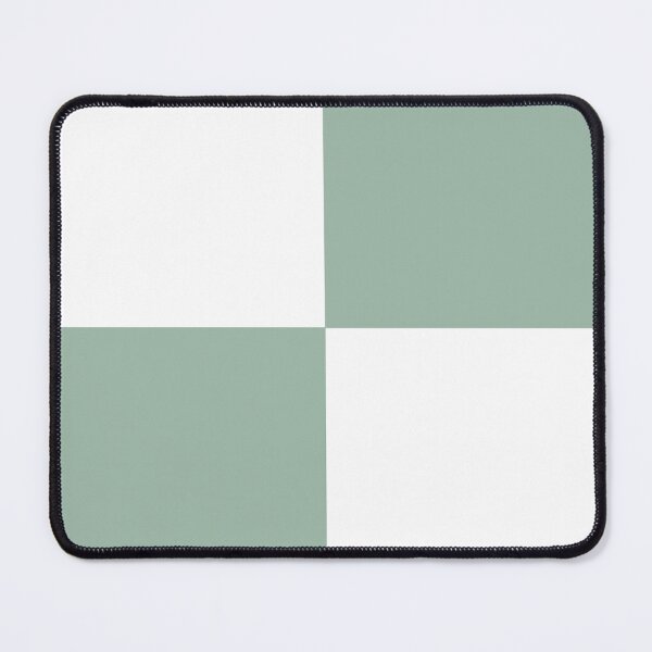 Item preview, MUTED GREEN and WHITE LARGE CHECKERS designed and sold by RachelMacht.