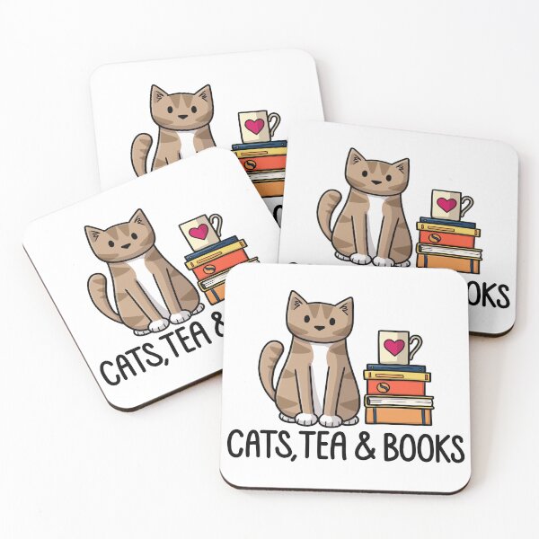 Item preview, Cats Tea and Books designed and sold by doodlecats.