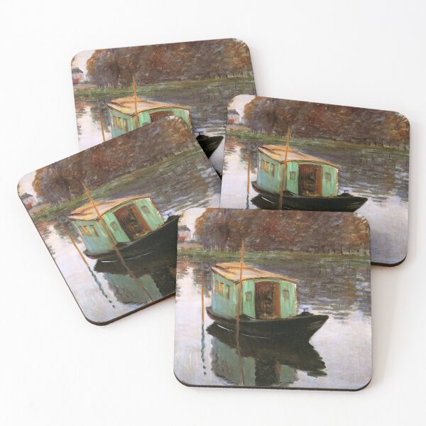Item preview, The Studio-Boat - 1874 - Claude Monet designed and sold by dottyshai.