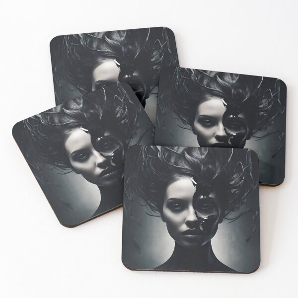 Item preview, Gothic Headdress Woman, Model Photography, Digital Art designed and sold by Burn-Ego.