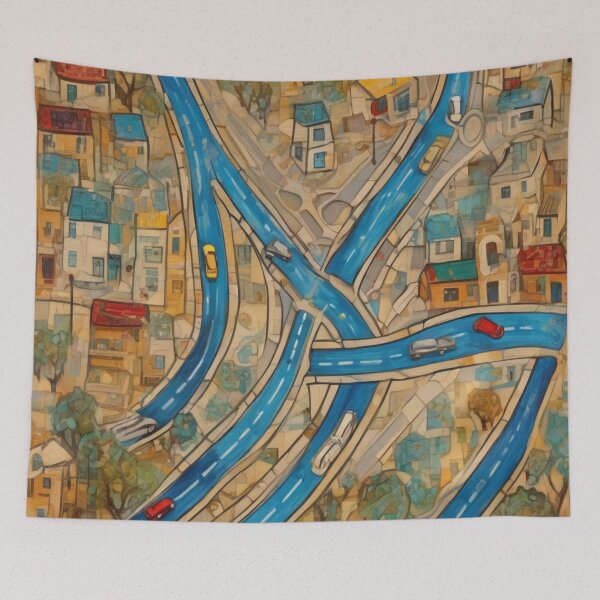 Item preview,  "Urban Networks" designed and sold by Artisticanvas.