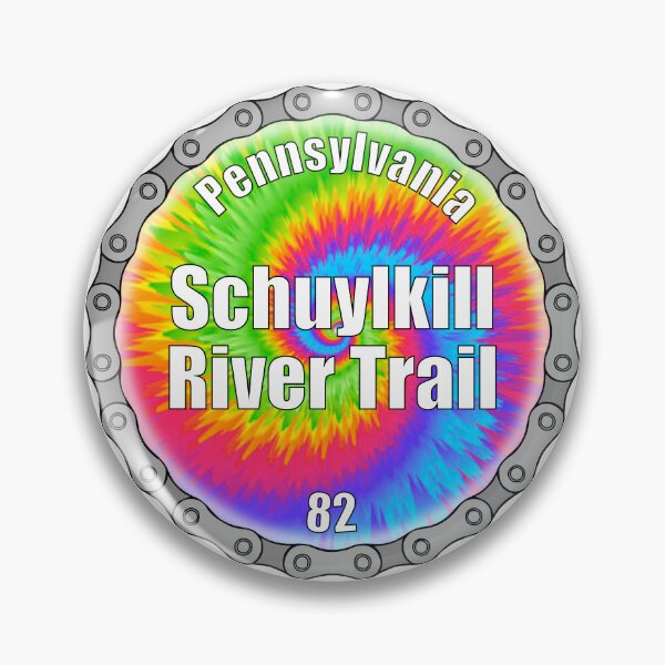 Item preview, Schuylkill River Trail (Tie-Dye) designed and sold by PurpleCowStudio.