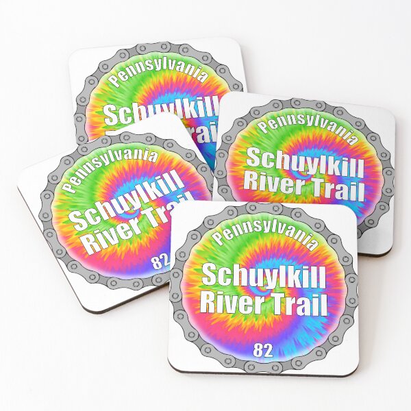 Item preview, Schuylkill River Trail (Tie-Dye) designed and sold by PurpleCowStudio.