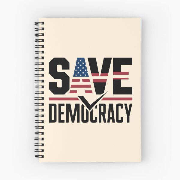 Item preview, Save Democracy - Powerful Political Statement Artwork, Freedom and Justice Design designed and sold by FebricFusion.