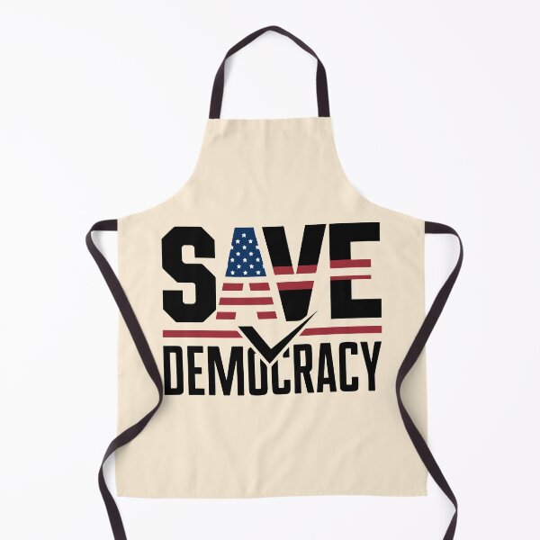 Item preview, Save Democracy - Powerful Political Statement Artwork, Freedom and Justice Design designed and sold by FebricFusion.
