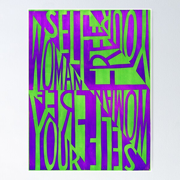Item preview, Free Woman, Free Yourself Women's Liberation 1971 designed and sold by RocketshipRetro.