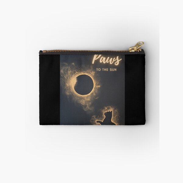 Item preview, Minimalist Oil Painting Eclipse of the Sun Cat Gold Paws to the Sun T-Shirt designed and sold by kkjustpaint.