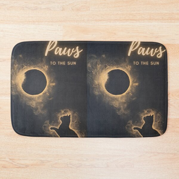 Item preview, Minimalist Oil Painting Eclipse of the Sun Cat Gold Paws to the Sun T-Shirt designed and sold by kkjustpaint.
