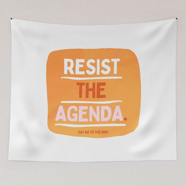Item preview, Resist The Agenda - say no to the NWO designed and sold by Mel Siva.
