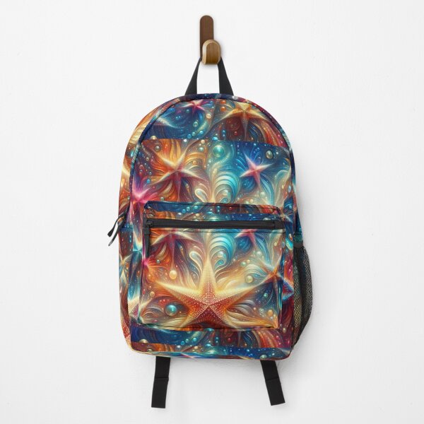 Item preview, Spectacular Colorful Starfish Pattern  designed and sold by DigiDreamyArt.