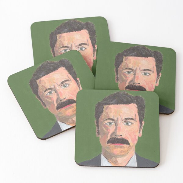 Item preview, Mike Wozniak Portrait - Acrylic on paper designed and sold by sideaves.