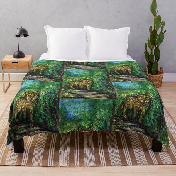 Item preview, Cat walk in the bushes artowrk designed and sold by DipakSonarArt.