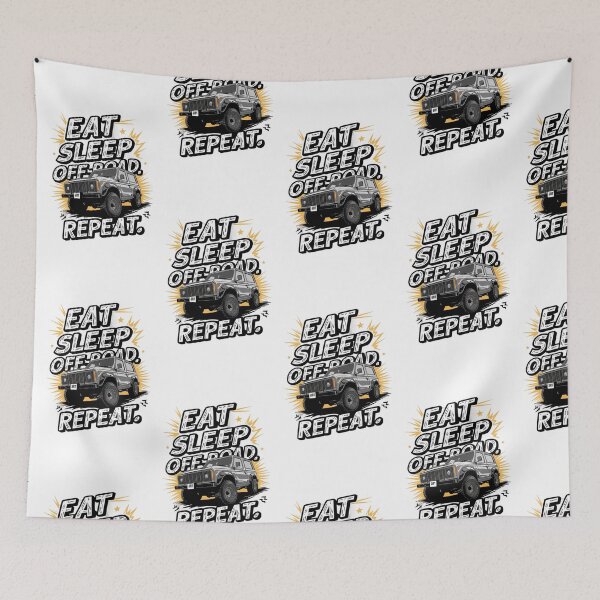 Item preview, Eat Sleep Off-Road Repeat - Cool 4x4 Truck designed and sold by Fatkid11.