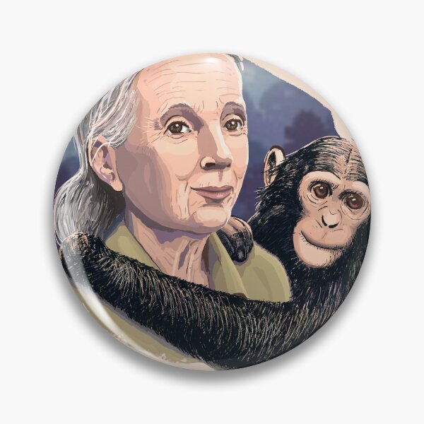 Item preview, Jane Goodall 90 birthday designed and sold by Frank J. Art.
