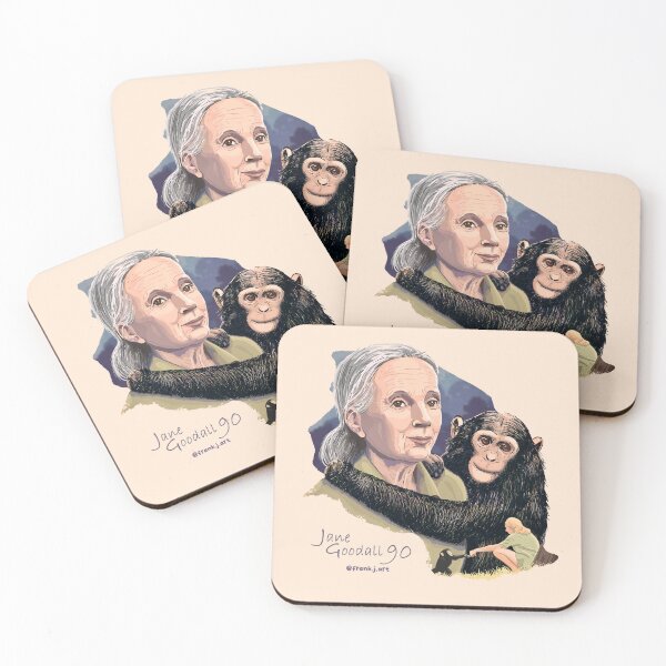 Item preview, Jane Goodall 90 birthday designed and sold by Frank J. Art.