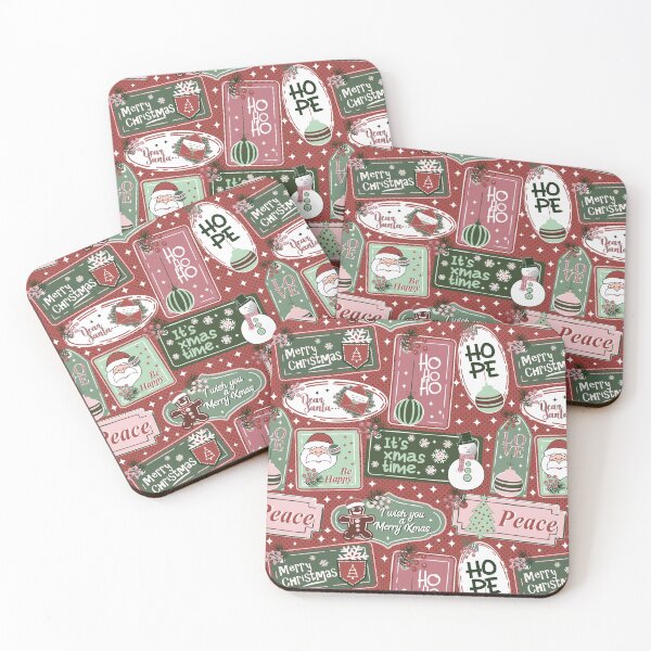 Item preview, Christmas tags red vibes designed and sold by PerlaDesignArt.