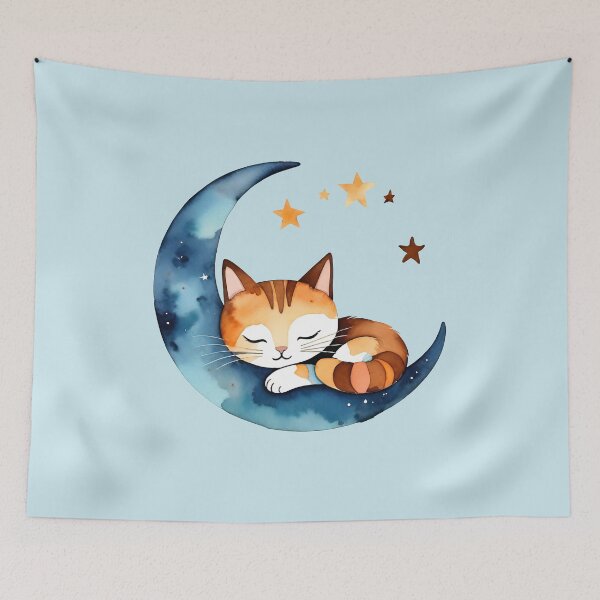 Item preview, Sleeping kitten designed and sold by strixvariaart.