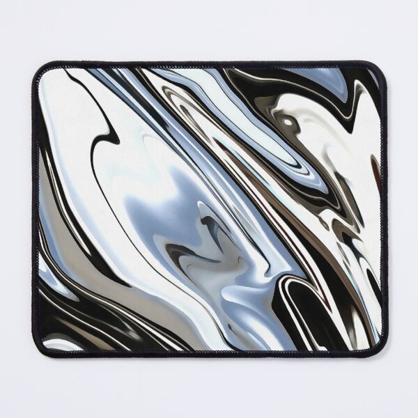 Item preview, Grey and Black Ebru Marbling Effect Abstract designed and sold by taiche.