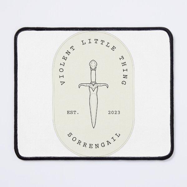 Item preview, Violent Little Thing Kindle Sticker designed and sold by tiffsbookblog.