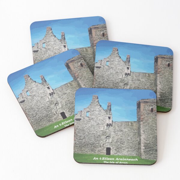 Item preview, Lochranza castle on The Isle of Arran - An t-Eilean Arainneach-with Scottish Gaelic (Gàidhlig)translation designed and sold by Mamaidh Made.