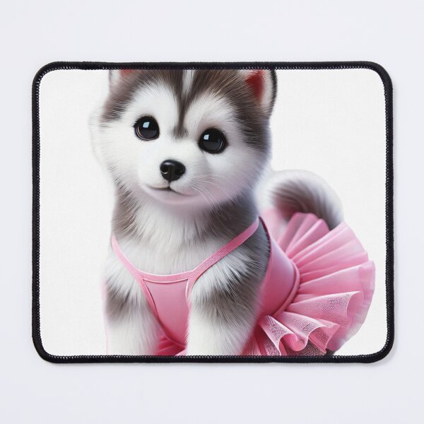 Item preview, Happy furball in a frilly pink tutu designed and sold by toypoodlemom.