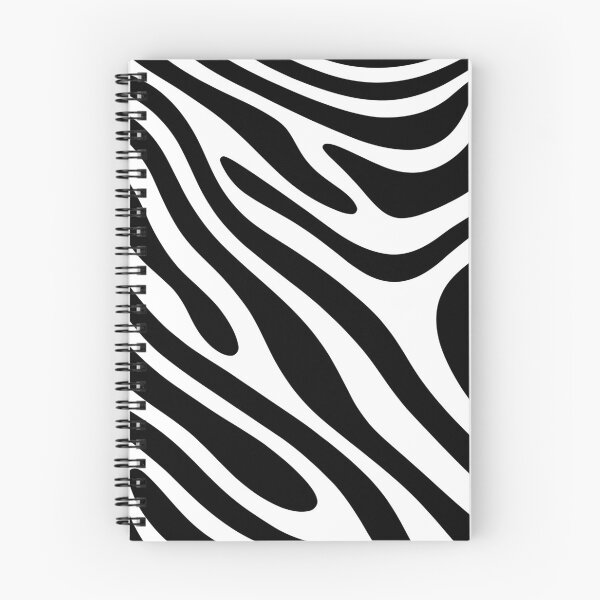 Artikelvorschau, Abstraktes Zebra-Wirbelmuster (Schwarz und Weiß) entworfen und verkauft von avperth.