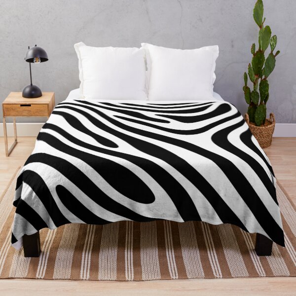 Item preview, Abstract Zebra Swirl Pattern (Black and White) designed and sold by avperth.
