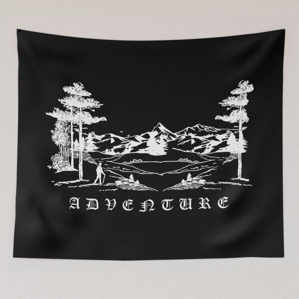 Item preview, Adventure landscape drawing - white designed and sold by Warrioll.