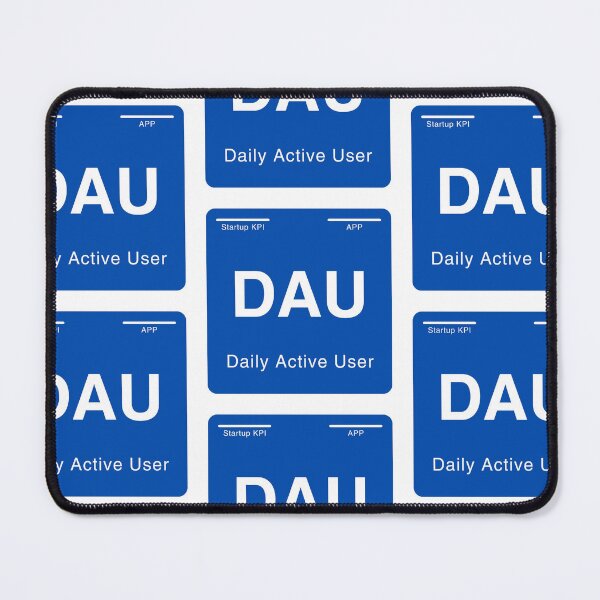Item preview, Periodic table of startup KPIs “Daily Active User (DAU)” designed and sold by whatthetechgear.
