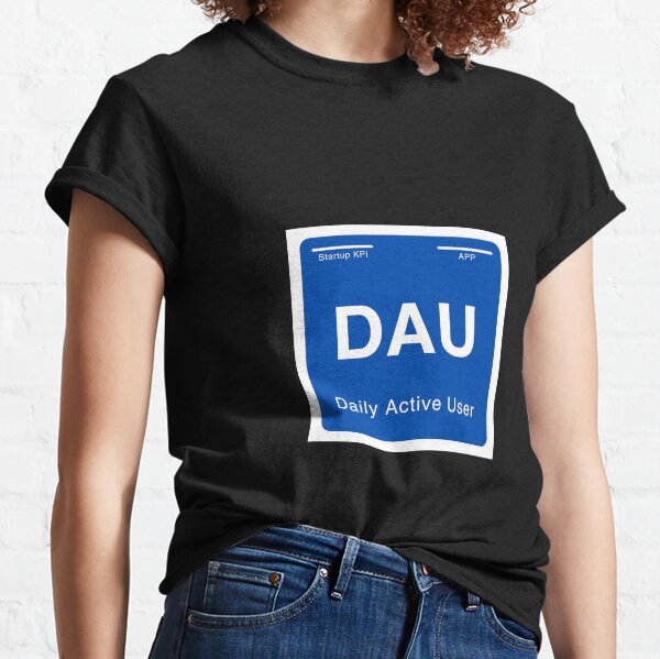 Item preview, Periodic table of startup KPIs “Daily Active User (DAU)” designed and sold by whatthetechgear.