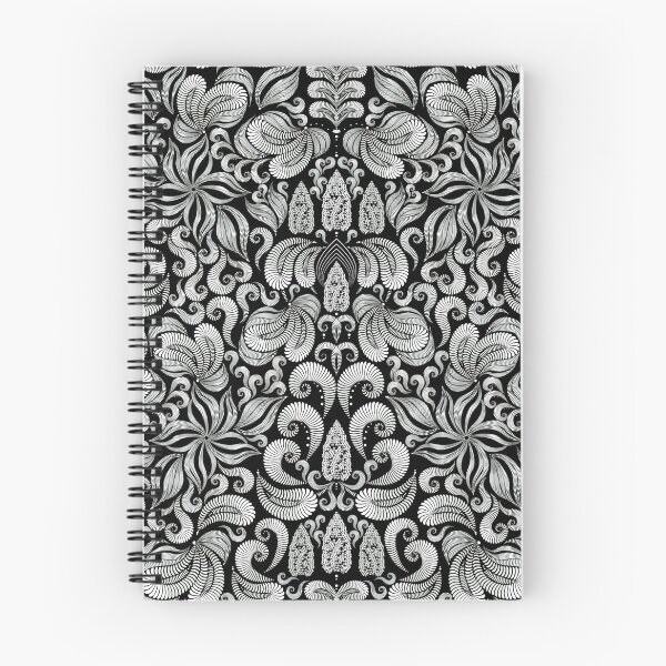 Item preview, Damascus, white elements on black background designed and sold by Alex  Blud.