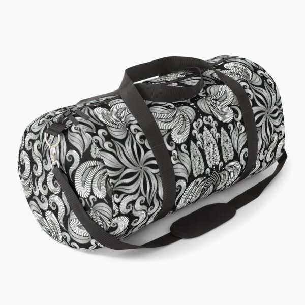 Item preview, Damascus, white elements on black background designed and sold by Alex  Blud.