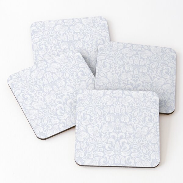 Item preview, Damascus,  white elements on a gray  background designed and sold by Alex  Blud.