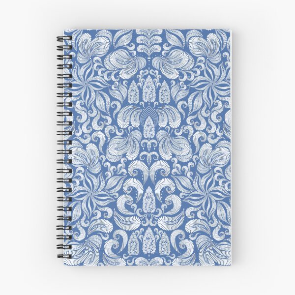 Item preview, Damascus, white elements on a light blue background designed and sold by Alex  Blud.