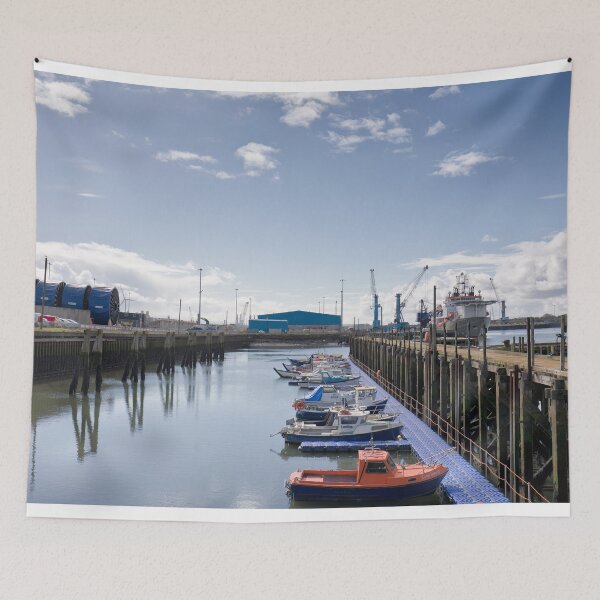 Item preview, Small Boats moored on The River Blyth designed and sold by Violaman.