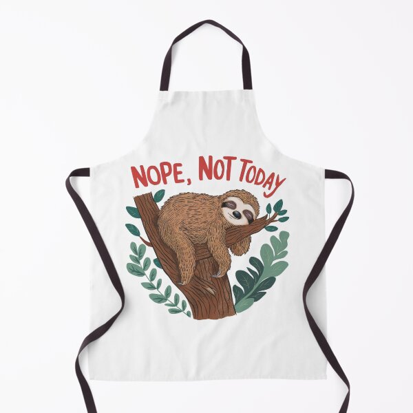 Item preview, Nope, Not Today - sleeping sloth designed and sold by Mr Rychu.