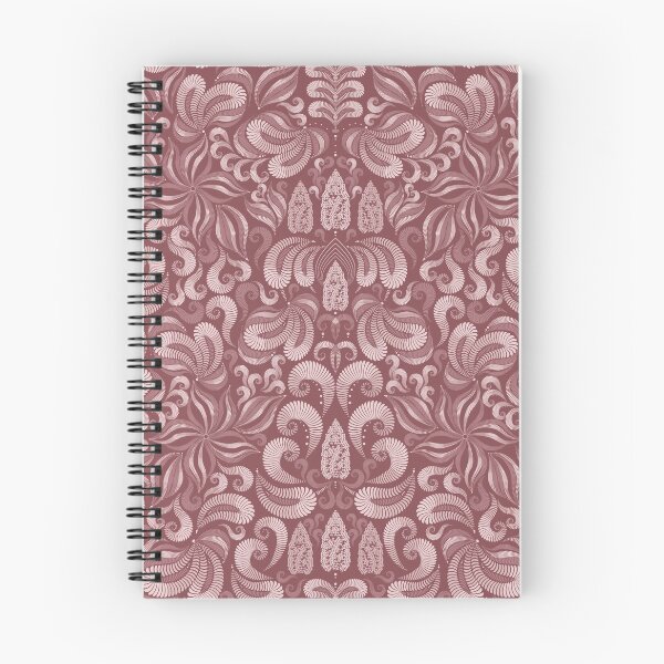 Item preview, Damascus, white elements on a brown background designed and sold by Alex  Blud.
