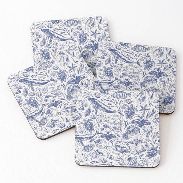 Item preview, Sea animals pattern designed and sold by bokasin.