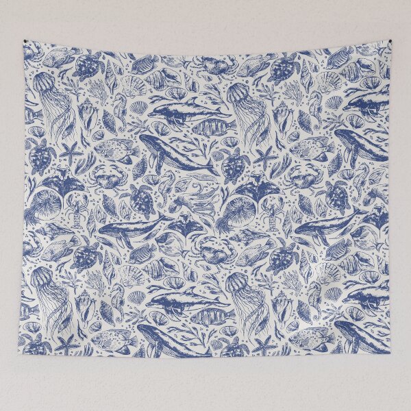 Item preview, Sea animals pattern designed and sold by bokasin.