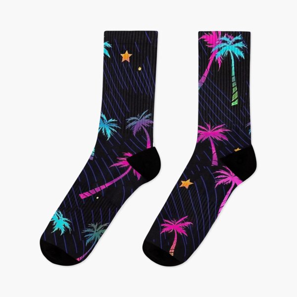 Item preview, 80s and 90s Retro Pixel Palm Tree Pattern designed and sold by AeonAcademy.