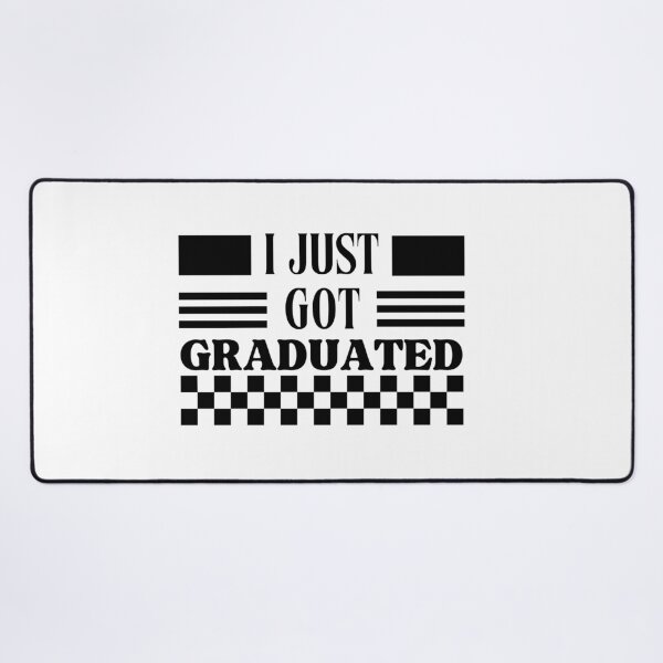 Item preview, I Just Got Graduated Typographic Light Design designed and sold by Raise2Shine.