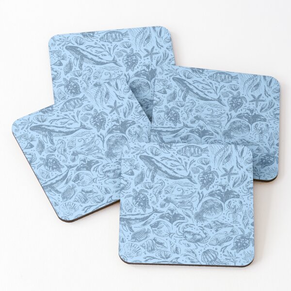 Item preview, Sea animals pattern designed and sold by bokasin.