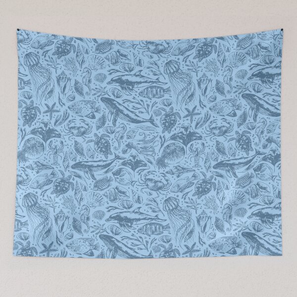 Item preview, Sea animals pattern designed and sold by bokasin.