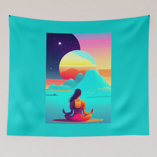 Item preview, Sunset meditation designed and sold by UZRWRLD .