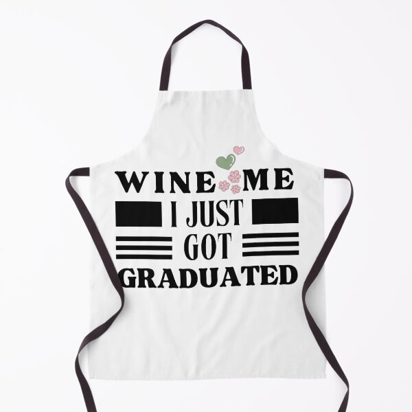 Item preview, Wine Me I just Got Graduated Typographic Light Design designed and sold by Raise2Shine.