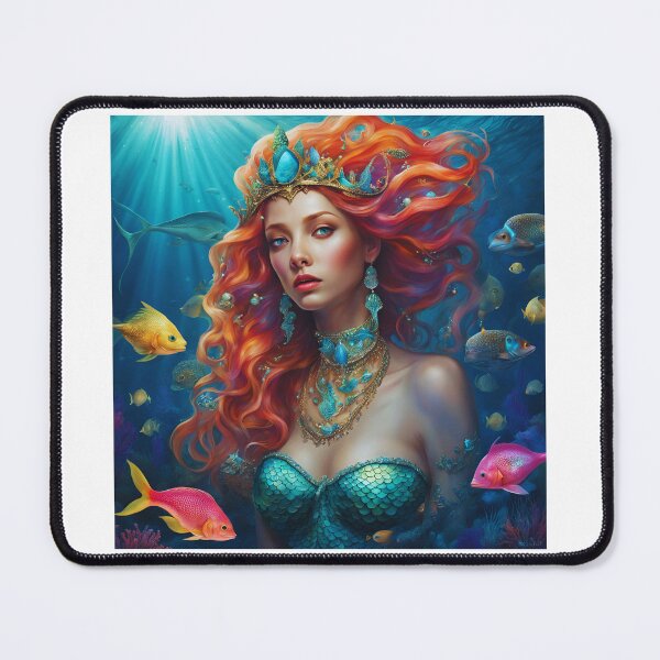Item preview, Redhead Mermaid designed and sold by FitEnvy.