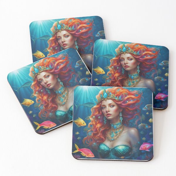 Item preview, Redhead Mermaid designed and sold by FitEnvy.
