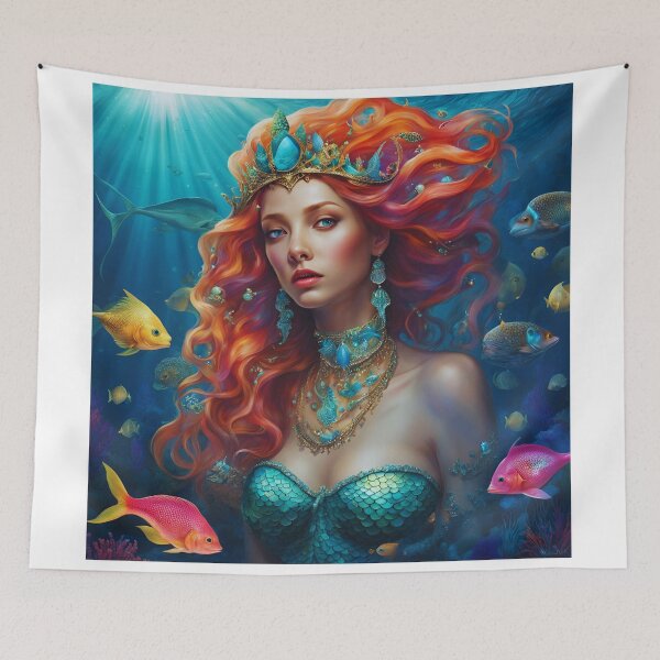 Item preview, Redhead Mermaid designed and sold by FitEnvy.