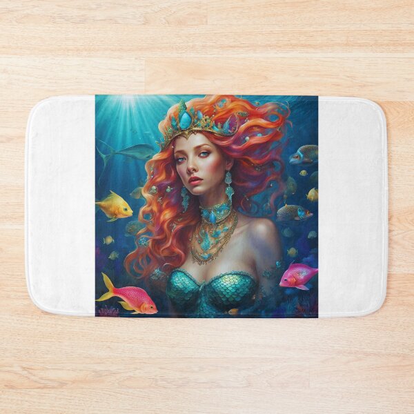 Item preview, Redhead Mermaid designed and sold by FitEnvy.